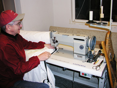 Making Outreach tent