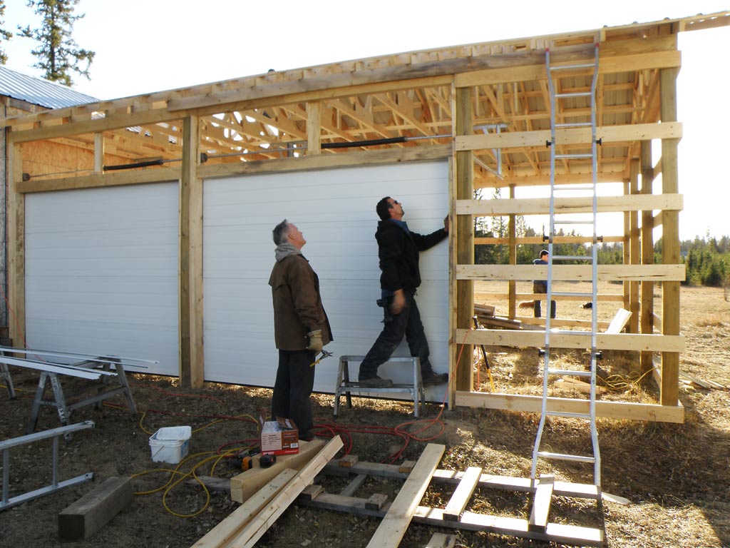 Installing garage doors