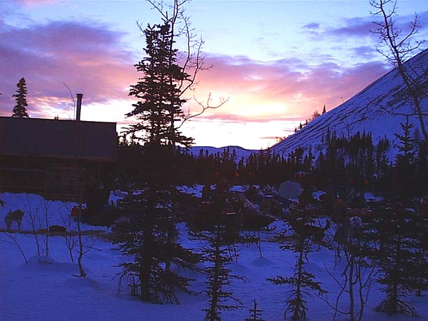 Camping at Old Woman Mountain.