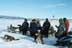 Welcoming party near Shaktoolik.